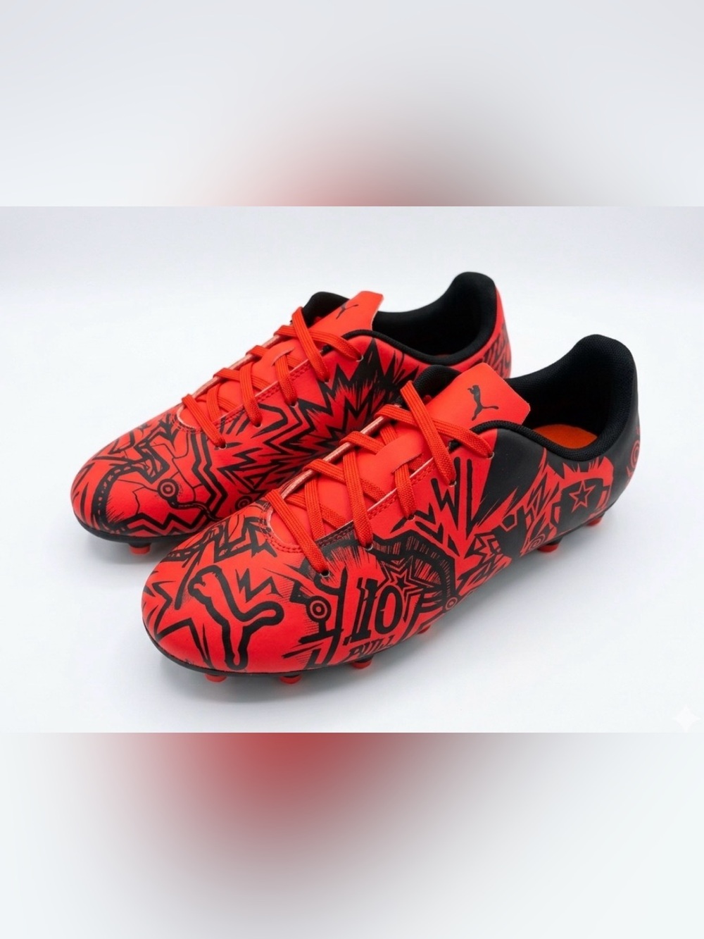 PUMA x Christian Pulisic Tacto II CP10 Soccer Cleats Youth 5.5 Red FG/AG Youth